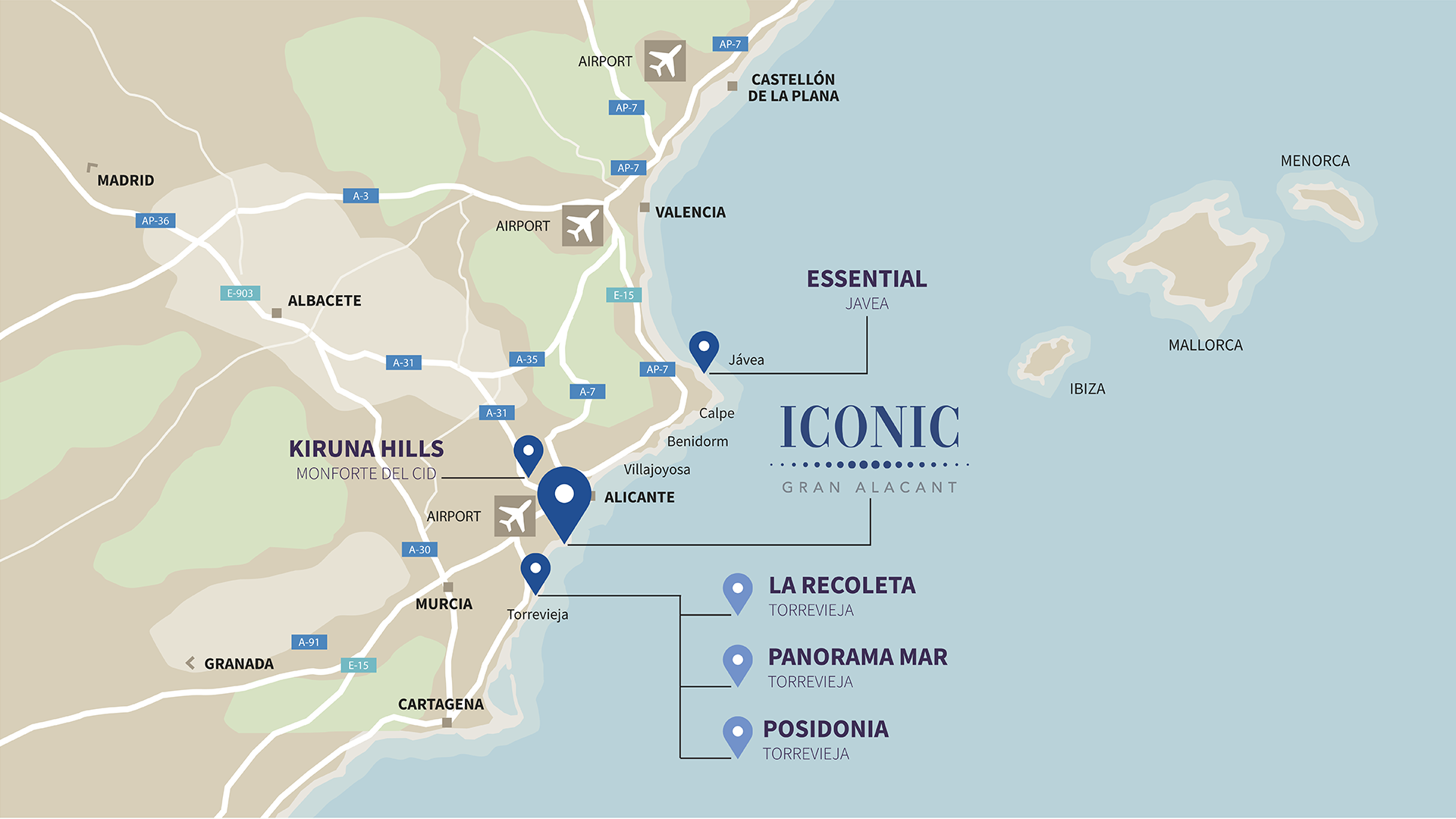 Mapa ICONIC es