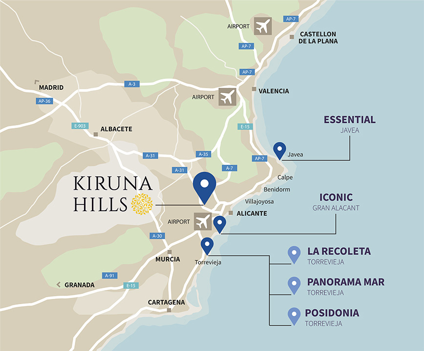 Mapa KIRUNA HILLS movil eng