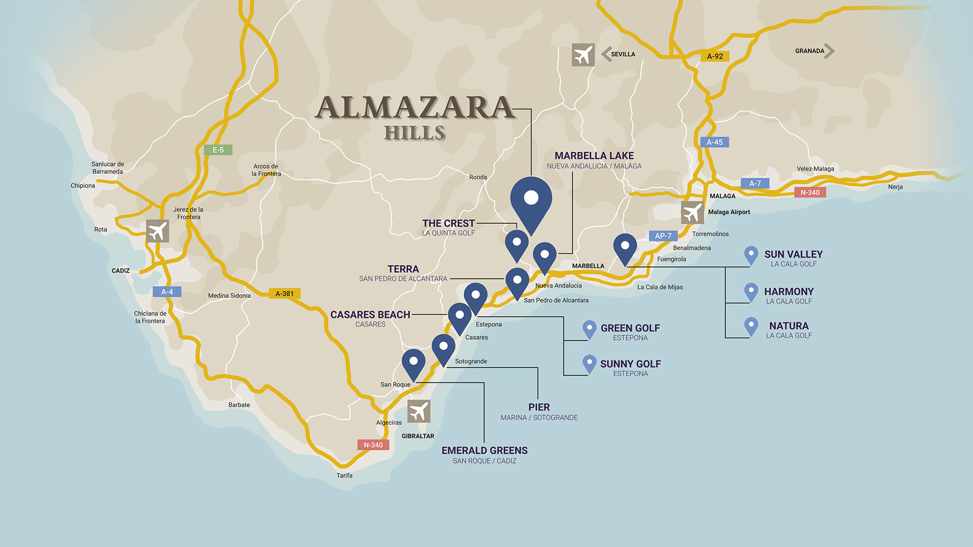 Mapa ALMAZARA eng