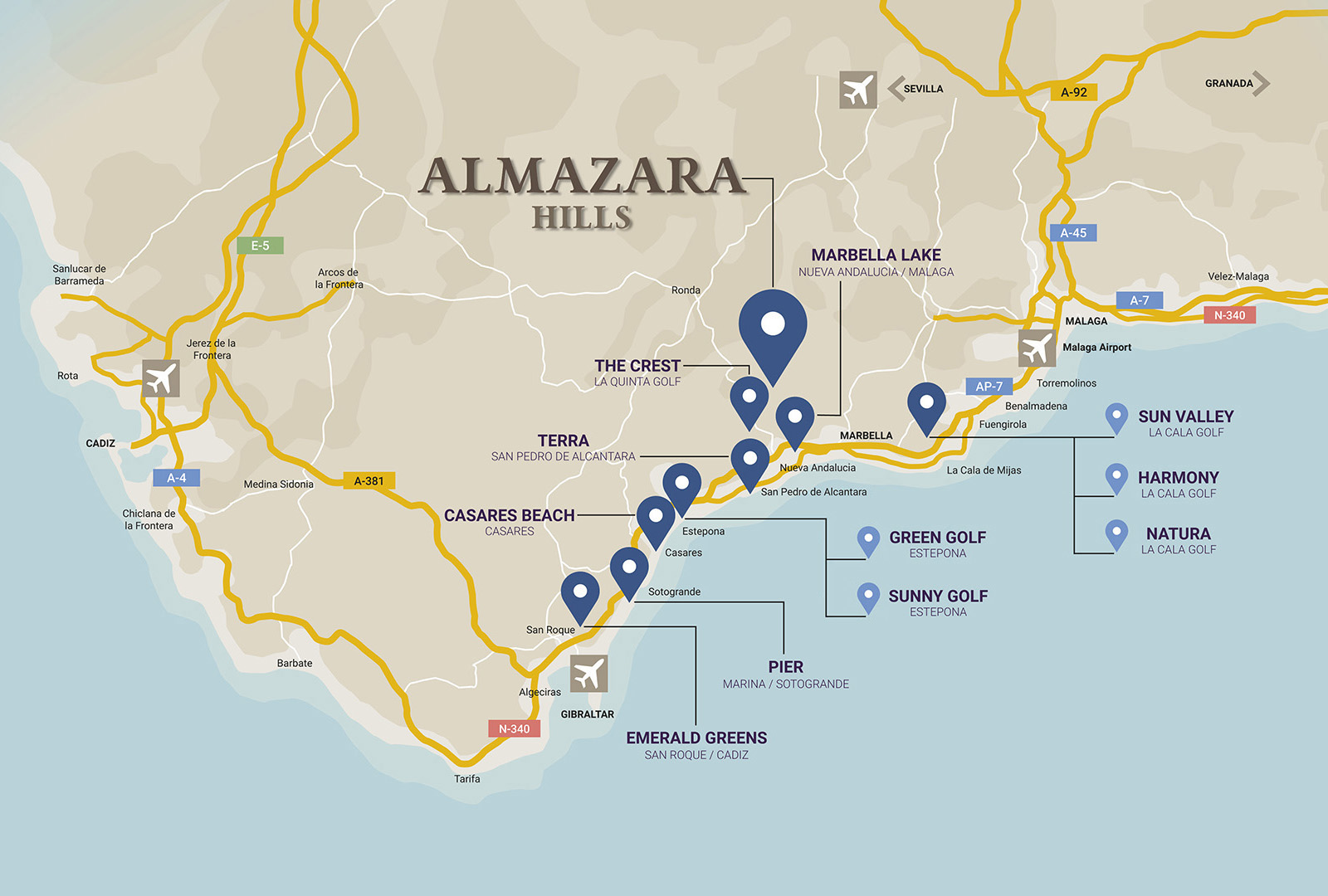 Mapa ALMAZARA movil eng