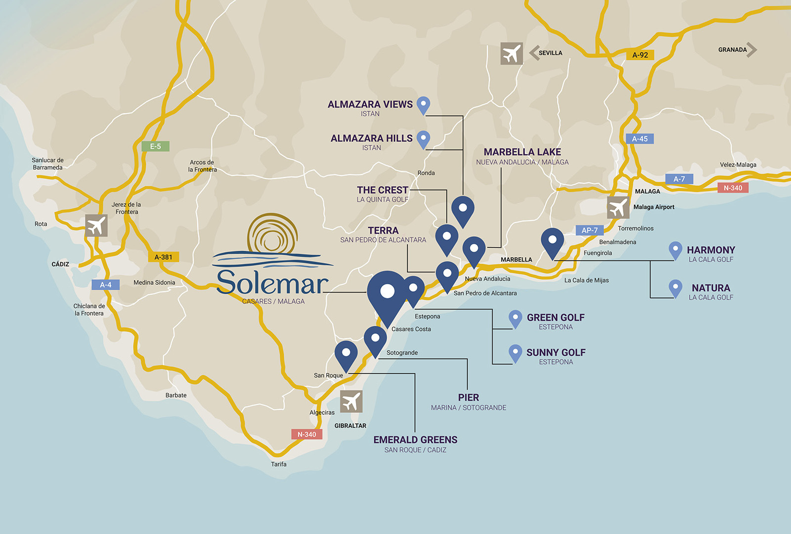 Mapa SOLEMAR movil eng