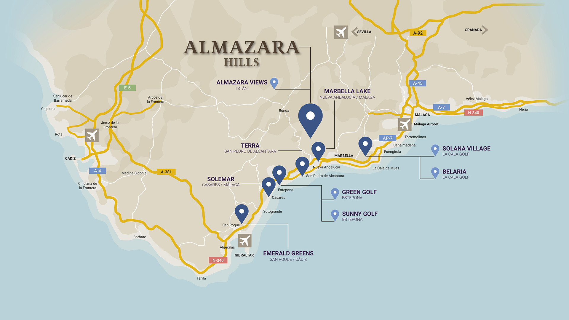 Mapa ALMAZARA HILLS 2308 es