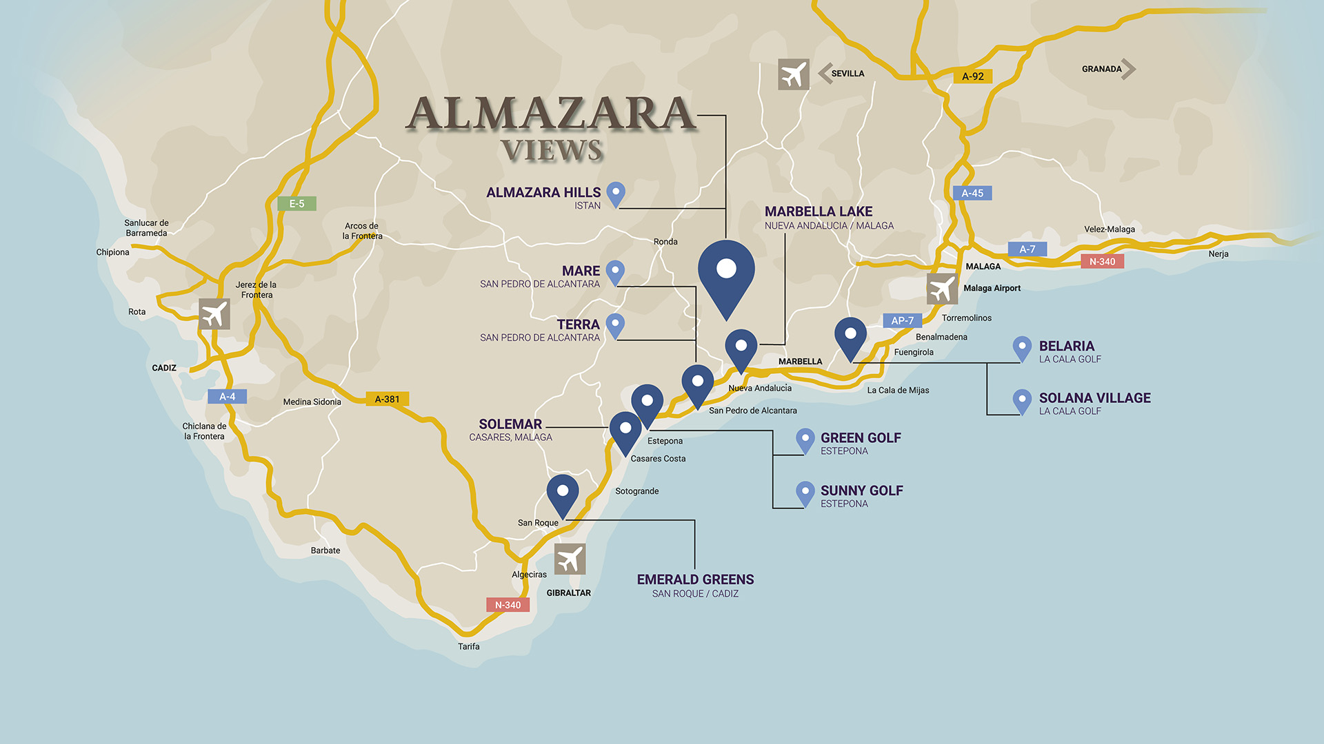 Mapa ALMAZARA VIEWS eng