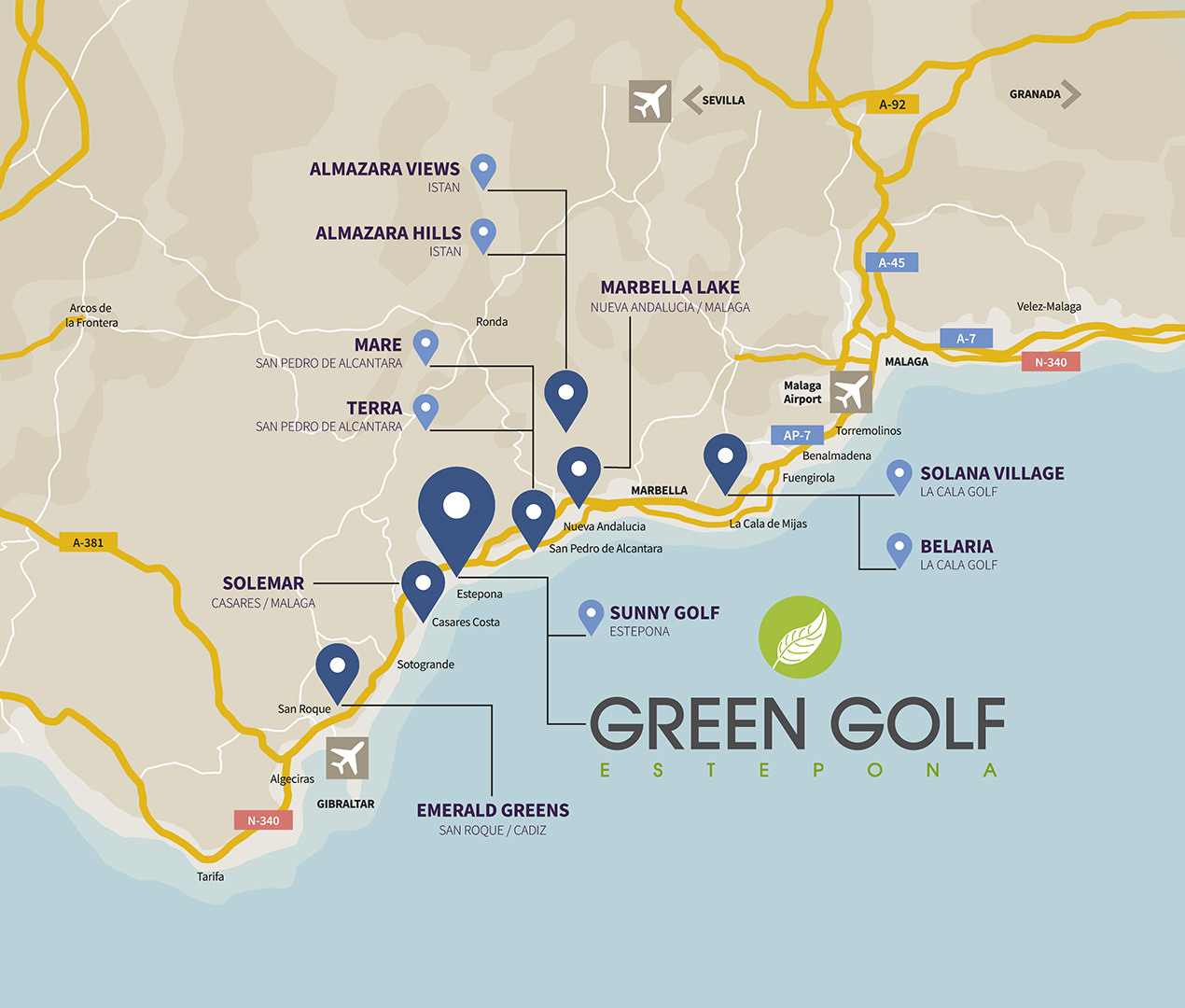 Mapa GREEN GOLF 2311 movil eng