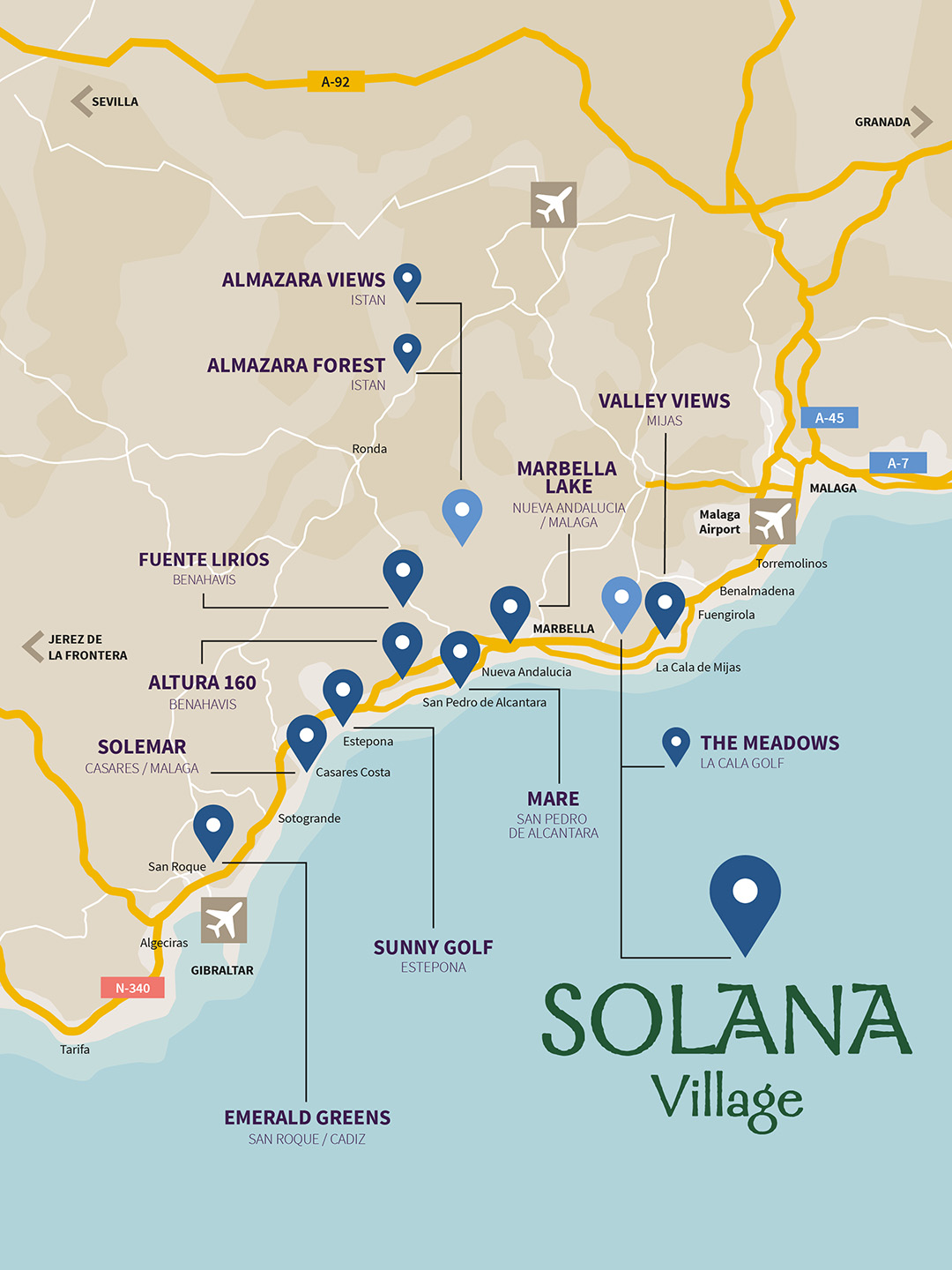Mapa SOLANA VILLAGE 2509 eng mvl