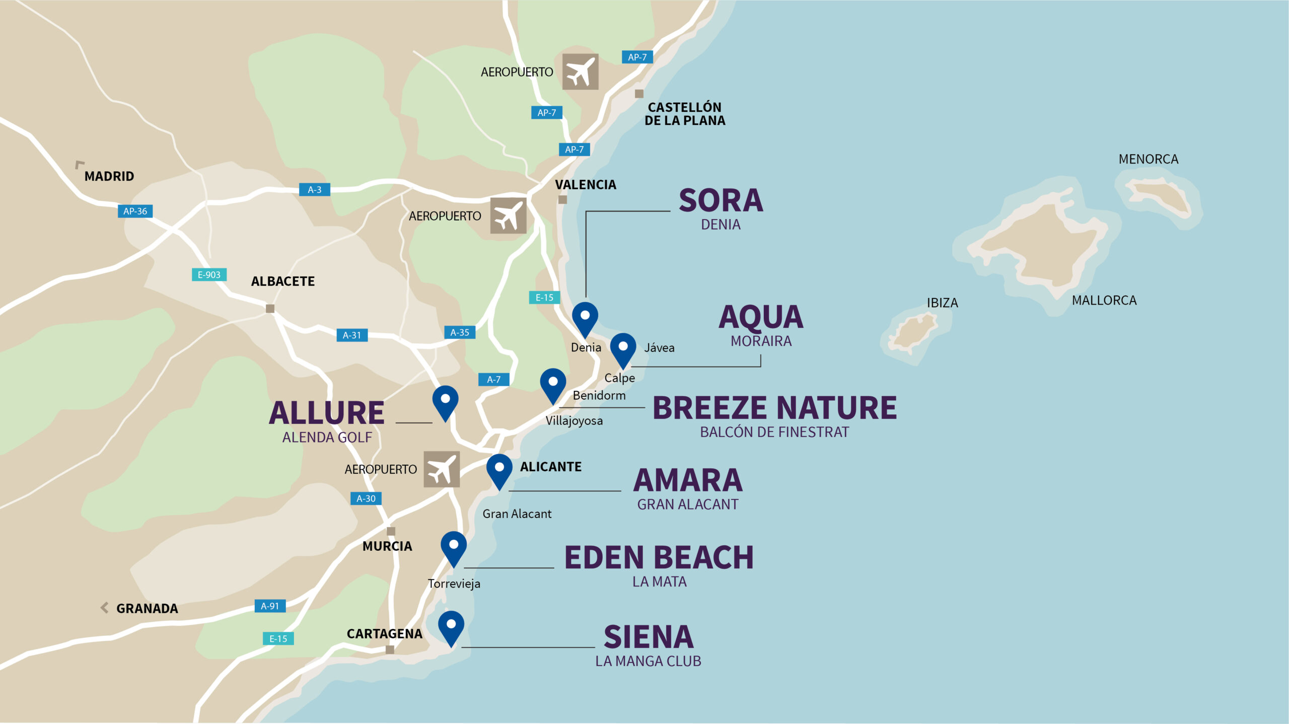 Mapa MAILING CB 2510 esp