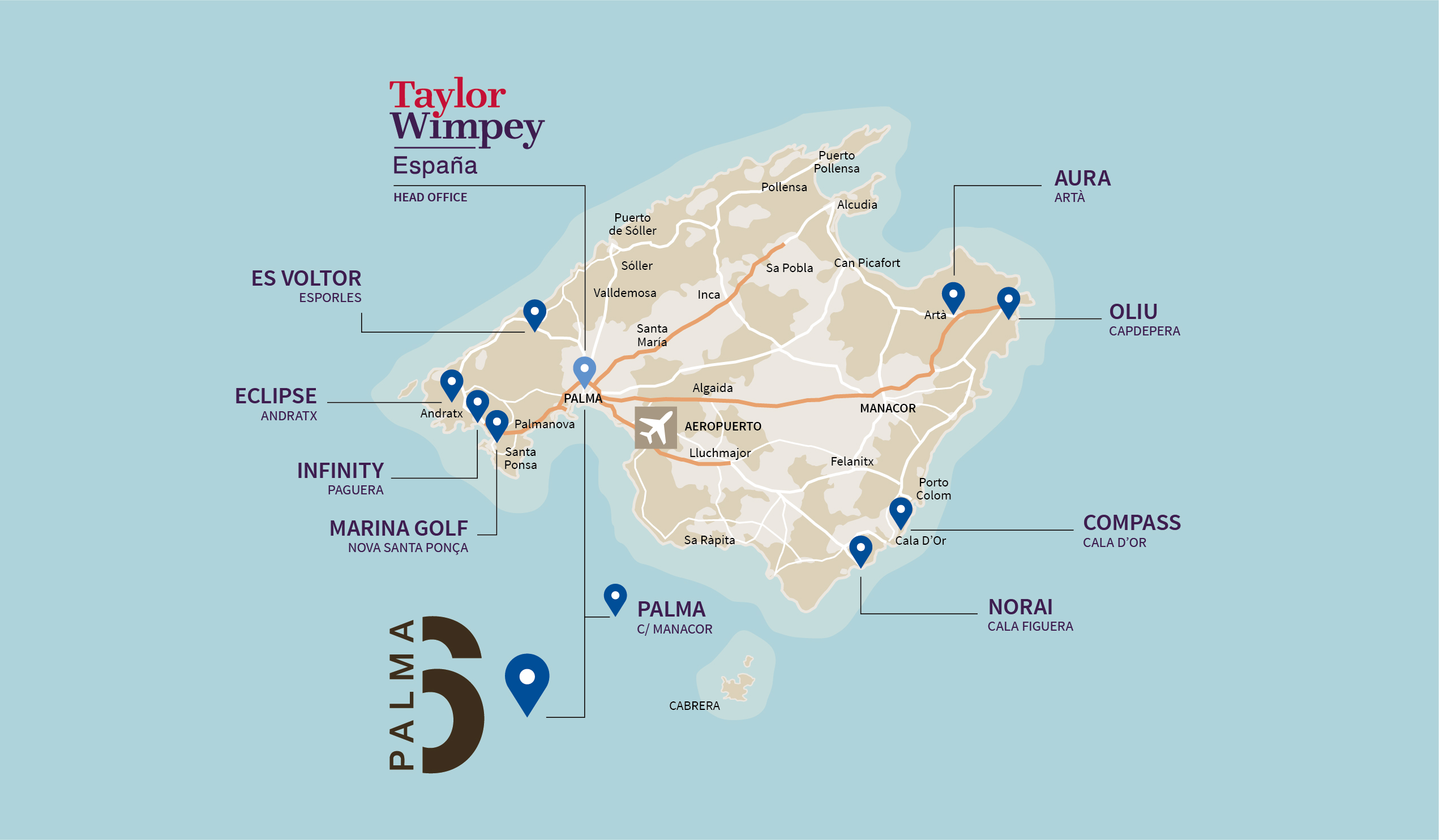 Mapa 6PALMA 2511 esp