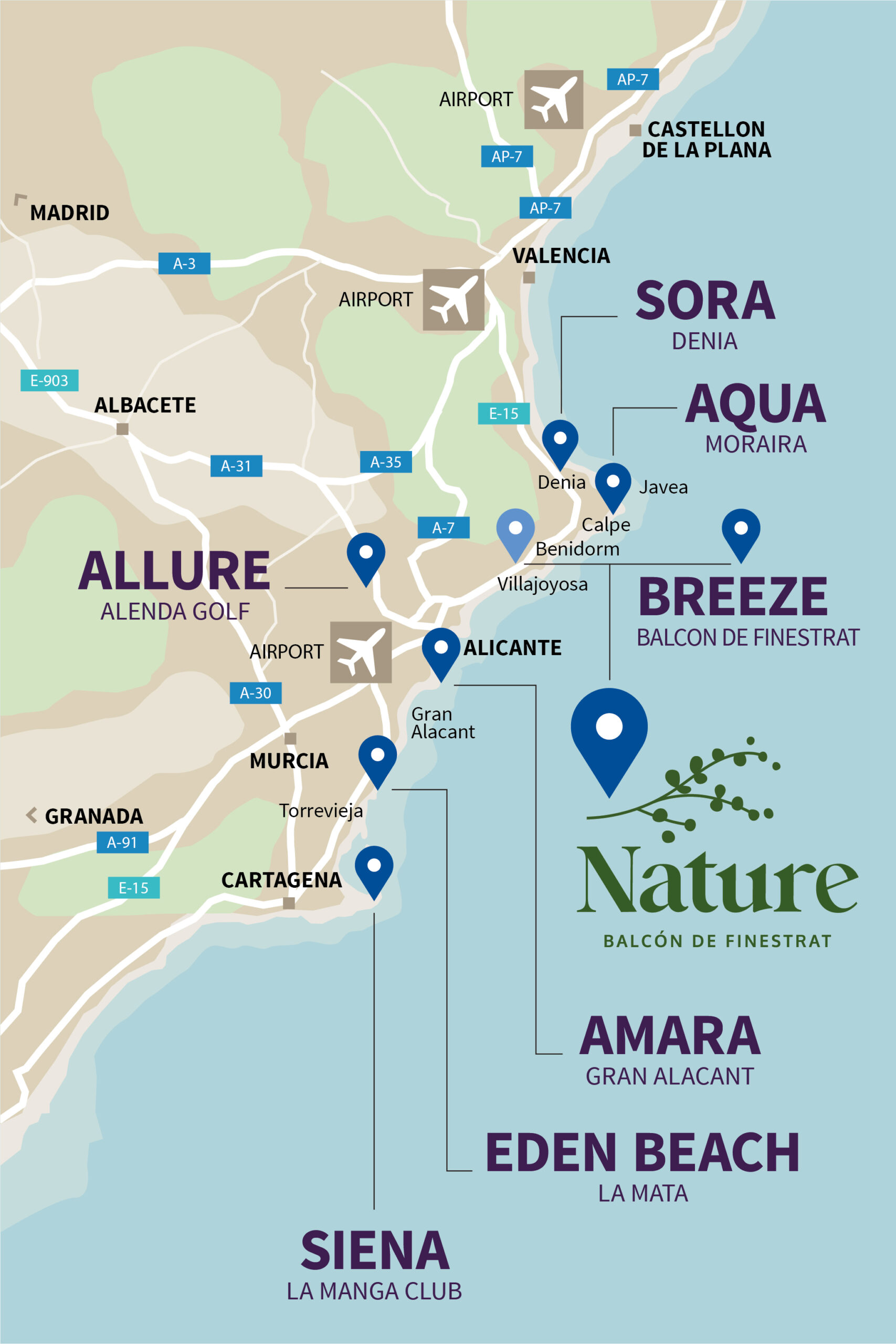 Mapa NATURE CB 2511 eng mvl