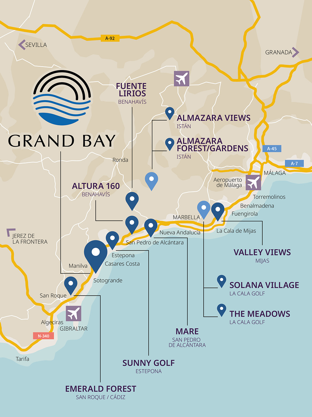 Mapa GRAN BAY CS 2603 esp mvl